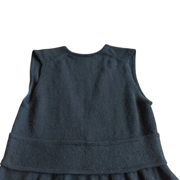Lutz & Patmos Cashmere Wool Sleeveless Mini Dress V-Neck Size Medium Women's - Picture 7 of 10
